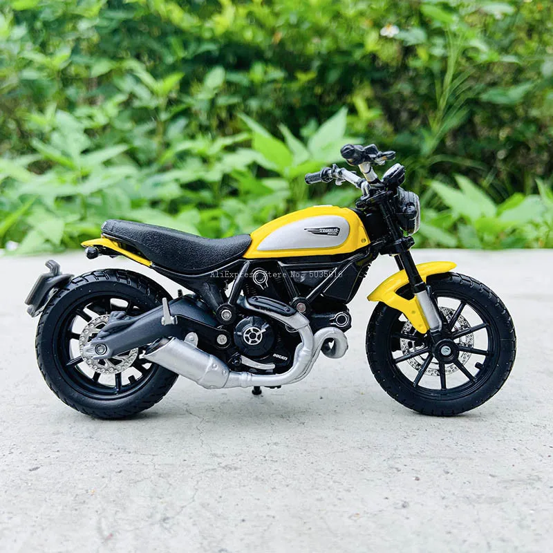 Maisto 1:18 16รูปแบบ Ducati Scrambler ที่ได้รับอนุญาตเดิมจำลองรถจักรยานยนต์ของเล่นรถของขวัญคอลเลกชัน