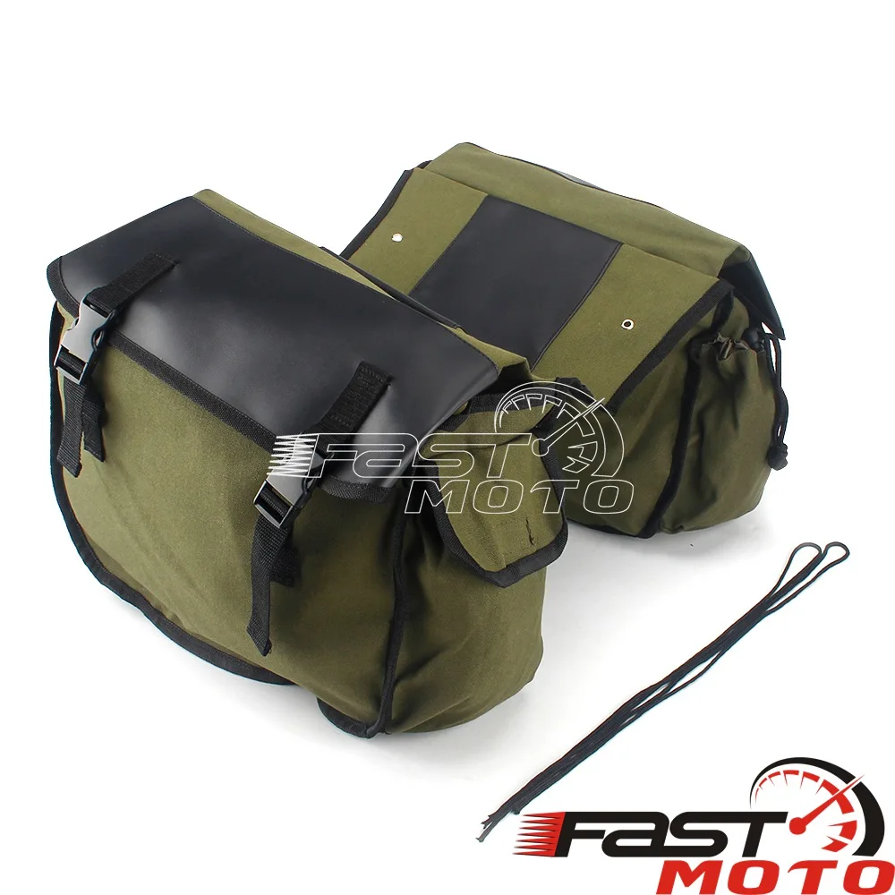 Motorbike Saddle Bag Two 35-40L Large Capacity Motorcycle Side Saddlebags For Suzuki Harley Taotao Thunder Vulcan 500 Iron 833 2
