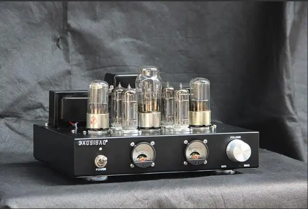 

6P1 Class A single-ended parallel pure tube amplifier rectifier, 6n8p push 6p1, manual scaffolding,Input sensitivity 500-2000mv