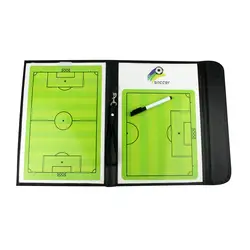 Tablero de Entrenamiento de fútbol magnético, tablero táctico de fútbol plegable, pizarra blanca, marcador de tácticas de baloncesto