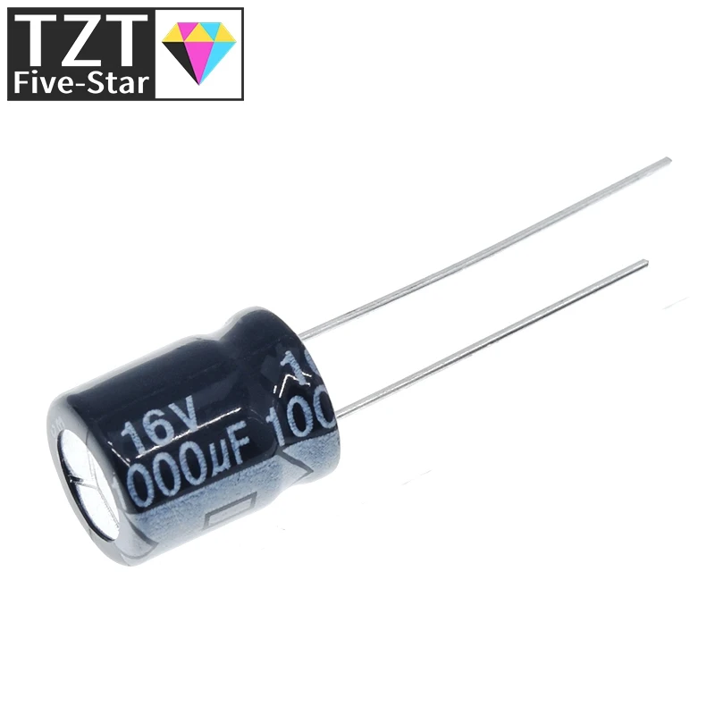TZT 10/30 Stück Hochwertige 16V1000UF 10*13mm 1000UF 16V 10*13 Kondensatoren – Detail 2