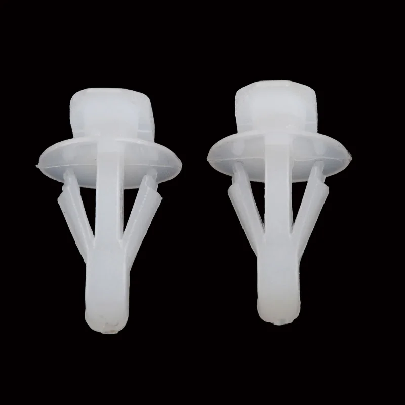 100Pcs White Universal Weatherstrip Retainer Clips Auto Window Door Sealing Strip Fasteners Rivet 91530-SP1-003 For Honda Accord