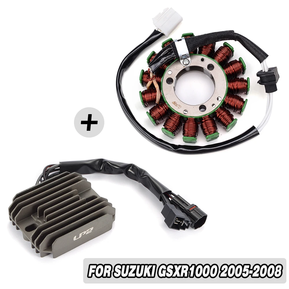 GSXR GSX-R 1000 Motorcycle Regulator Rectifier and Generator Stator Coil For Suzuki GSXR1000 GSX-R1000 2005 2006 2007 2008