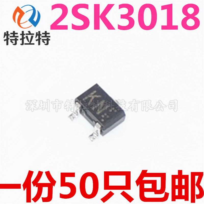 100PCs Field Effect Transistor 2sk3018 KN A/30V PN SOT-23 Triode