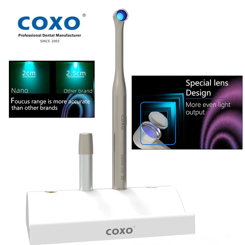 COXO DB686 NANO LED Curing Light Cure Lamp With caries detection function