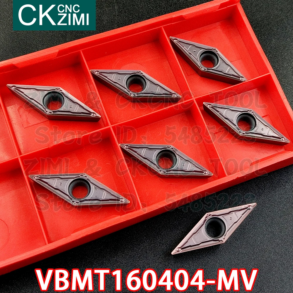 VBMT160404-MV vbmt 160404 mv inserções de carboneto torneamento externo ferramentas cnc máquinas metal torno ferramentas para aço inoxidável