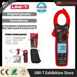 UNI-T True RMS Digital Clamp Meter AC DC Current 1000A 1000V UT207B UT208B LPF 6000 Count Backlight Flashlight Multimetro Tester