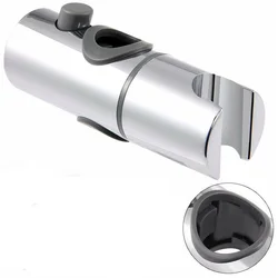 25MM Universal Hand Shower Rail Head Slider Holder Bracket Holder Slider Clamp Bathroom ABS Adjustable Rail Slider 19-25mm Hot