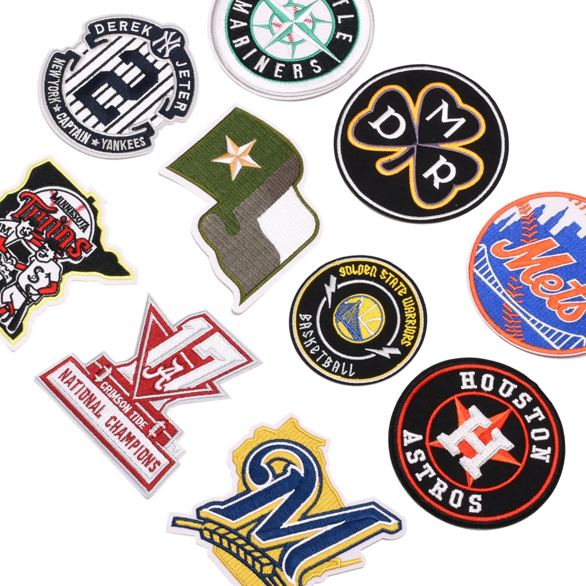 High Quality Round Embroidery Patch Ironing Badge DIY Garment Shoes Hats and Bags Decorative Accessories Patch