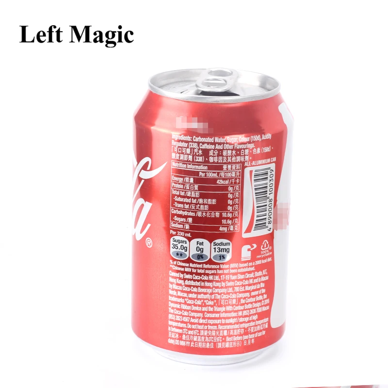 العملة التي تخترق العلبة (إصدار علبة اللغة الإنجليزية) - خدعة سحرية قريبة دعائم سحرية كوميدية الوهم