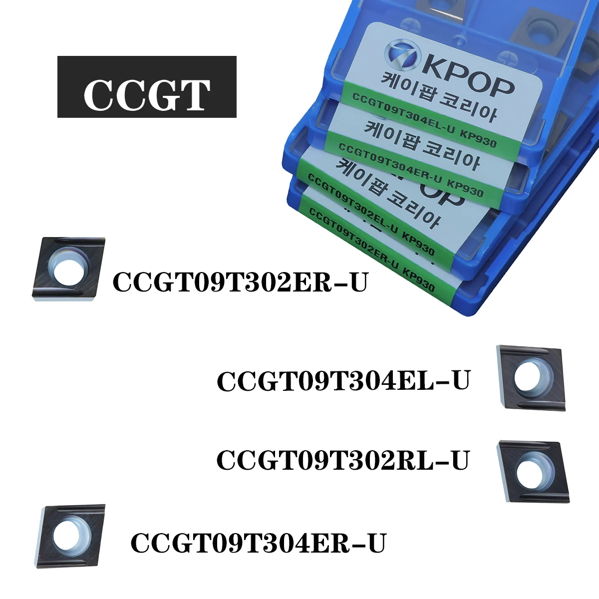 Korea KPOP Original CCGT CCGT09T3 02EL CCGT09T302ER 04ER U KP930 Diamond cylindrical internal Hole Finishing Turning Tool