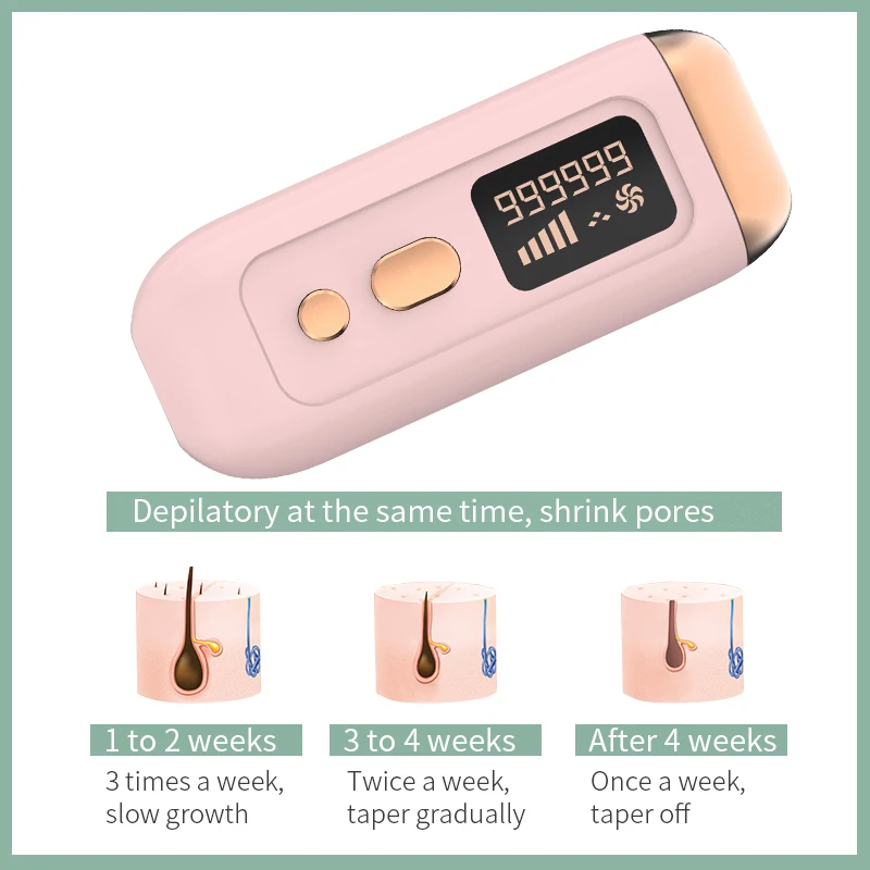 Luccica-tipo dispositivo da remoção do cabelo do ipl do dispositivo da remoção do cabelo do laser novo dispositivo da remoção do cabelo da safira do ponto de congelação