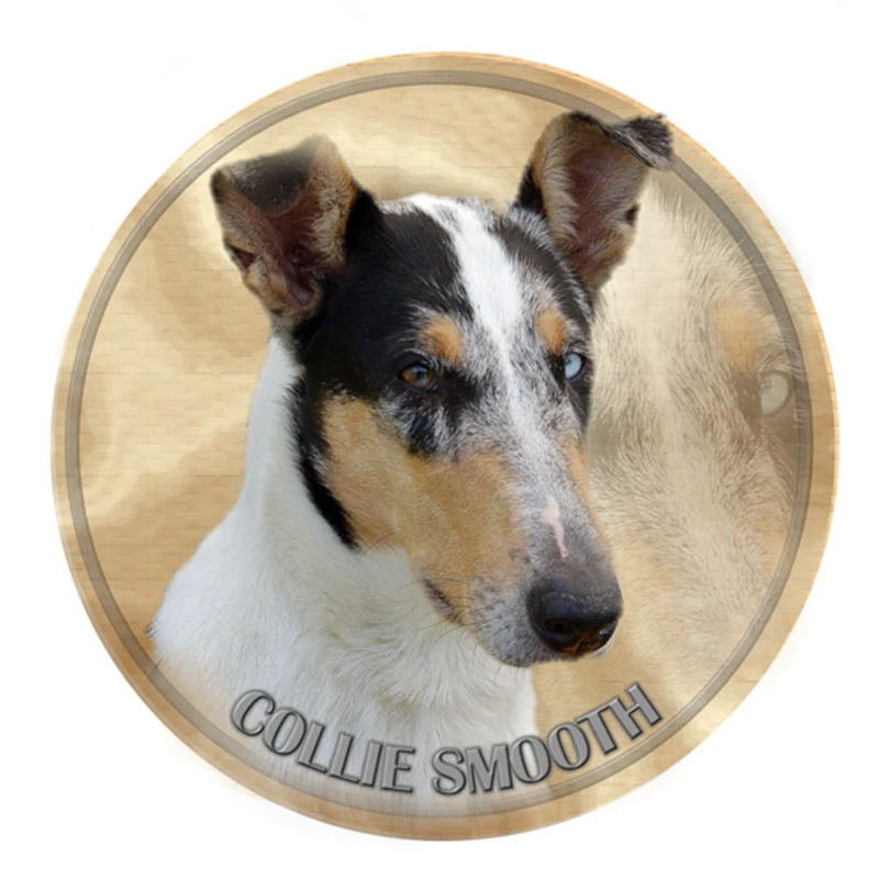 

S40325# Various Sizes PVC Decal Collie Smooth Car Sticker Waterproof For Bumper Rear Window Laptop Refrigerator Toilet