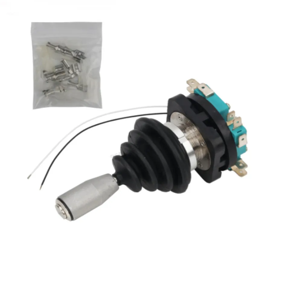 30mm Joystick Switch with Push Button Switch Momentary 4 position Latching Rocker Switch Monolever Cross Switch HKF4-11A-4