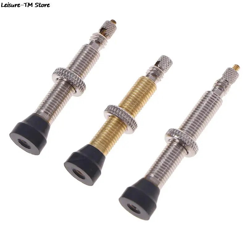 1PC Bicycle Presta Valve For Road MTB Bicycle Tubeless Valve Tires Brass Core Alloy Stem Tubeless Sealant Compatible