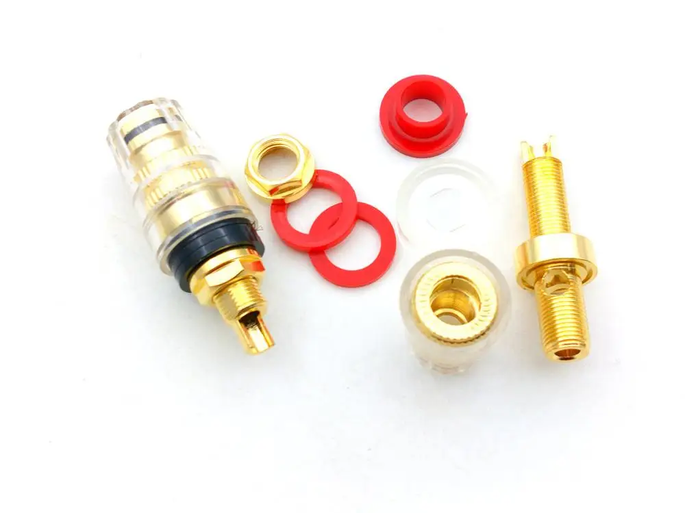 20PCS High Quality Binding Post for Amplifier Speaker 4mm Banana plug adapter