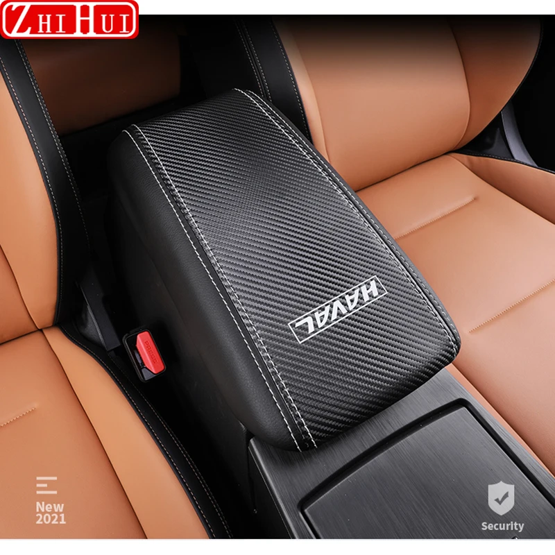 For GWM HAVAL Jolion 2024 2023 2022 2021 Car Styling Interior Armrest Anti-dirty Pad Cover Sticker PU Leather Cover Accessories