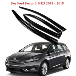 For Ford Focus 3 MK3 2012 2013 2014 2015 2016 2017 2018 Car Auto Smoke Side Window Visors Deflector Rain Guard Sun Shade Shelter