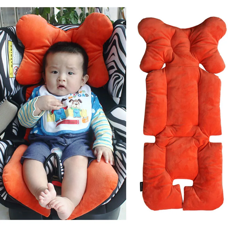 

Thick Dining Chair Car Seat Stroller Cushion Mat Seat Padding Baby Pram Liner Pad Head Body Support Pad Kids Chair Protection