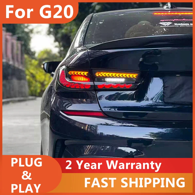 

Car Accessories for BMW G20 G38 Tail Light 2019-20213 Seires Taillights Rear DRL Fog Brake Turn Signal Reversing