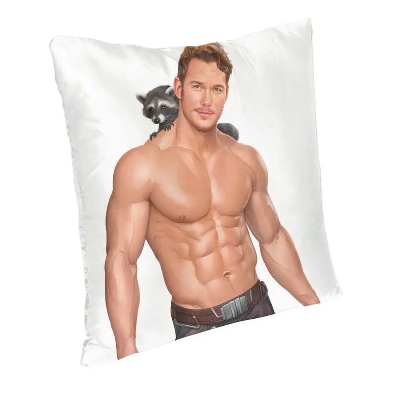 Tempting Sexy Hunk Muscled Man Cushion Covers Male Boy Gay Art Pillow for Sofa Car Square Pillowcase Living Room Decoration