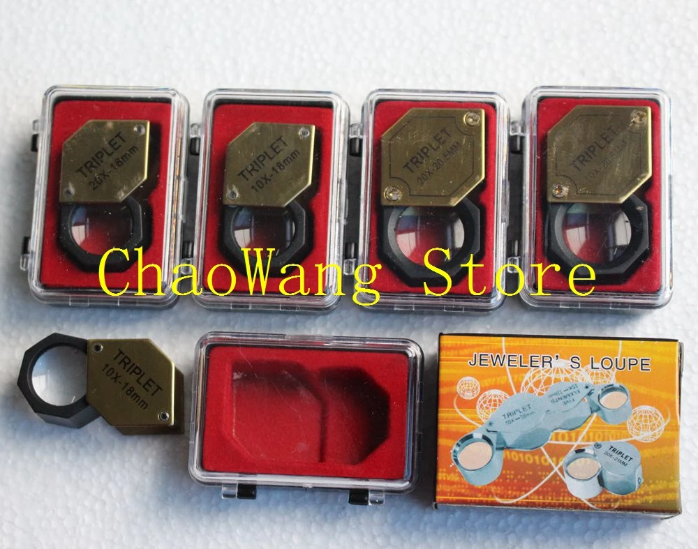 Lupa de joalheria 1 peça, lupa hexagonal