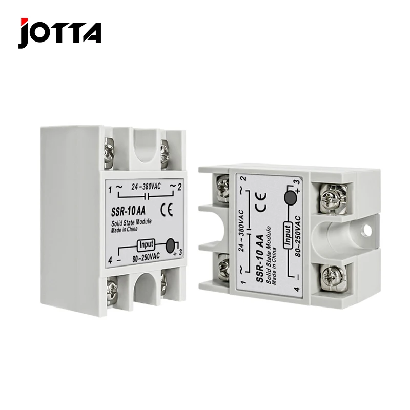 SSR-10AA SSR-25AA SSR-40AA AC-AC 10A 25A 40A Solid State Relay Module Input 80-250VAC Output 24-380VAC High Quality