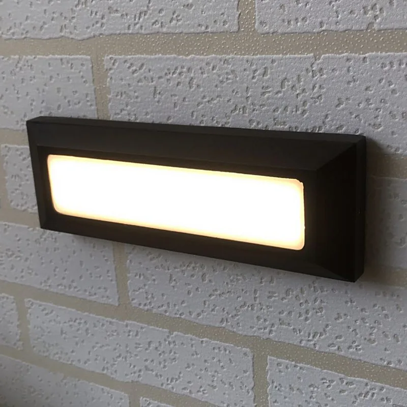 Surface Mounted LED Stair Light Step Light Foot Light Waterproof Wall Light Indoor And Outdoor Garden Corridor Step Light IP65