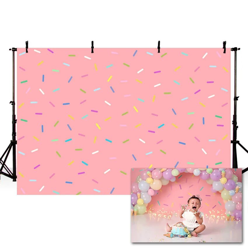 Mehofond Newborn Pink Backdrop Chocolate Candy Bars Girls Baby Shower Birthday Party Photography Background Decor Photo Studio