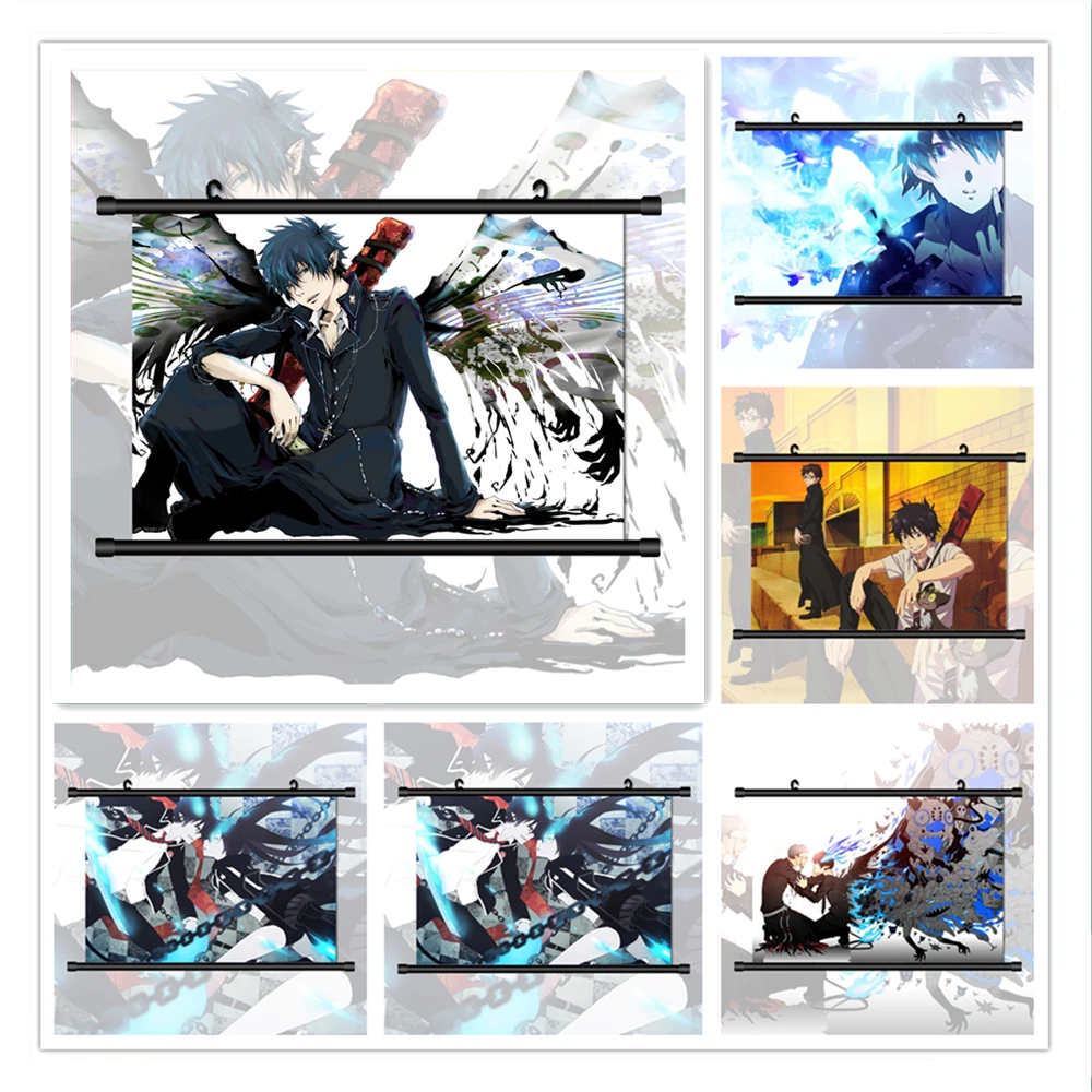 WTQ Blue Exorcist Okumura Yukio Rin Anime Retro Poster Canvas Painting Anime Posters Wall Decor Wall Art Picture Home Decor