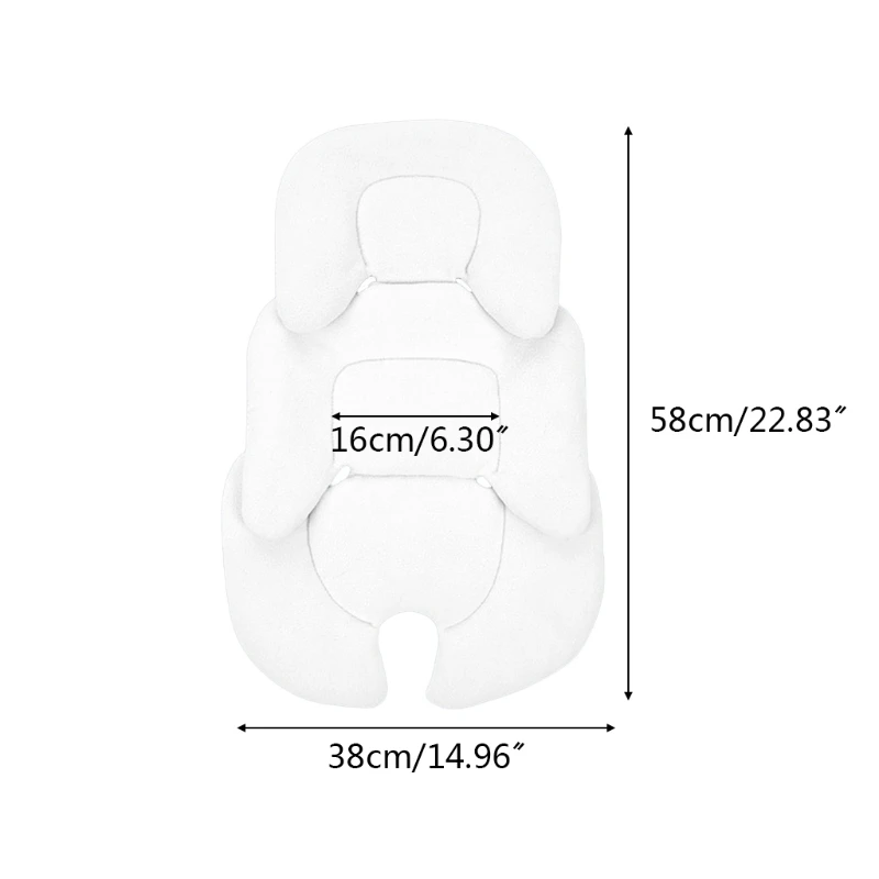 Baby Stroller Cushion Infant Car Seat Insert Head Body Support Pillow Pram Thermal Mattress Mesh Breathable Liner Mat Neck