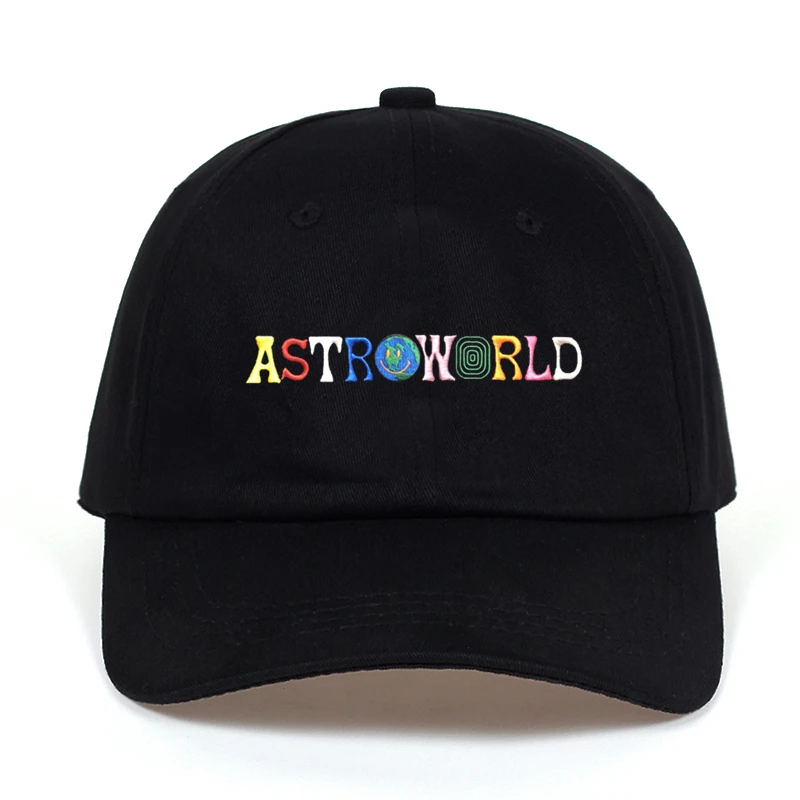 

ASTROWORLD Dad Hat 100% Cotton embroidery Baseball Cap Travi$ Scott latest album Snapback Unisex outdoor leisure caps