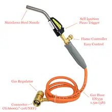 Mapp Gas Welding Torch with Piezo Ignition #3