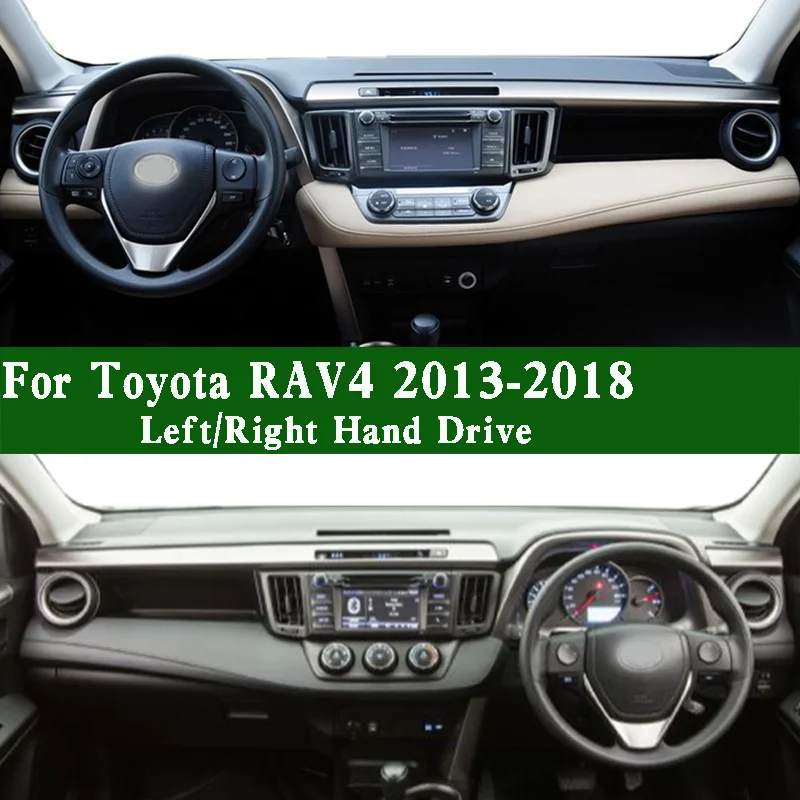 

For Toyota RAV4 2013-18 IV ALA49 A44 AVA42 QEA38 ALA41 ALA40 Dashmat Dashboard Cover Sunscreen Insulation Pad Anti-Dirt Dash Mat