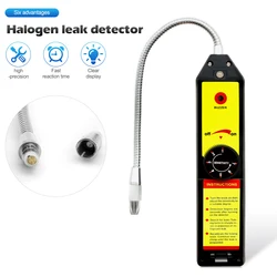 Leak Detector Freon CFC HFC Halogen Gas Refrigerant Air Monitor Conditioning R22a R134a Gas Meter Automatic Refrigeration