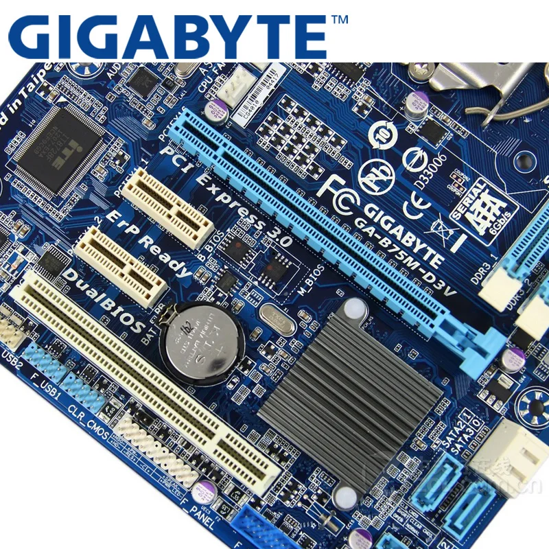 GIGABYTE GA-B75M-D3V Desktop Motherboard B75 Socket LGA 1155 i3 i5 i7 DDR3 32G Micro ATX