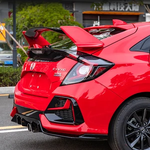 Suitable for Honda 10th 2016 Civic, 2017, 2018, 2019 Civic Spoiler, Hatchback Civic JDM Modified ASA Superior wing 10 Main Sales Civic Airofolio - №7