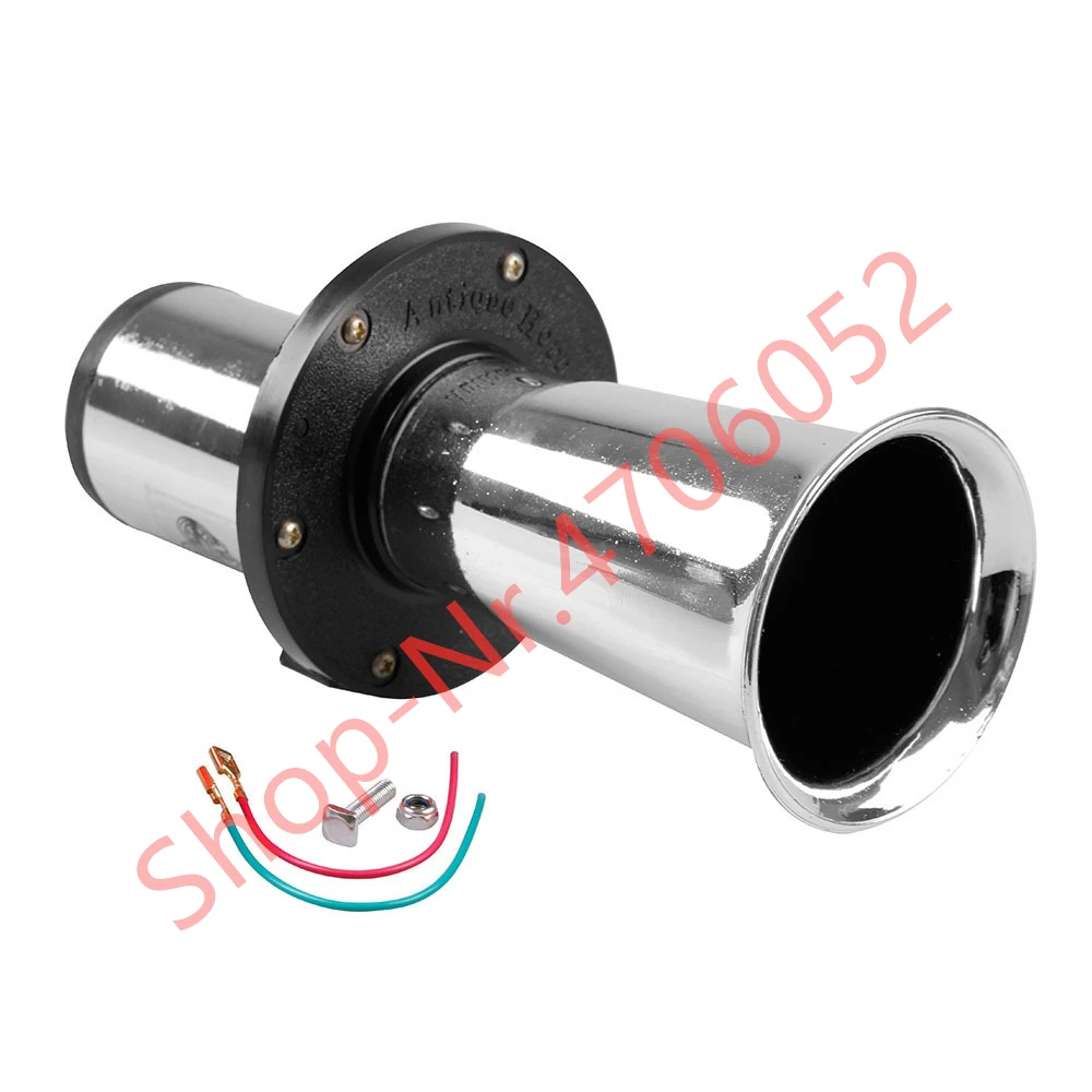 12V 110DB Car Antique Vintage Old Style Cow Horn Loud AHOOGA OO-GA WYS