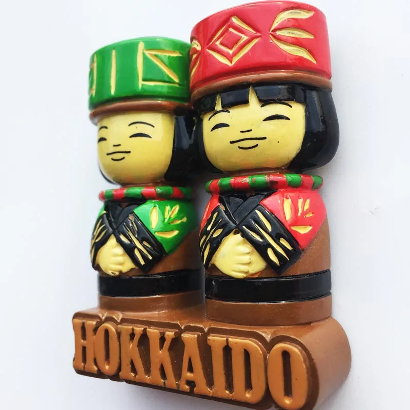Asia Japan 3D Fridge Magnets Tourist Souvenir Decoration Articles Handicraft Magnetic Refrigerator Collection Gifts