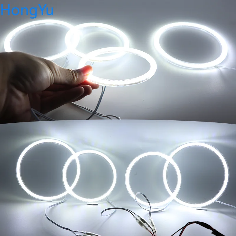 For Land Rover Freelander 2 2007 - 2012 Xenon Headlight Excellent Angel Eyes Ultra bright smd led Angel Eyes kit  rings