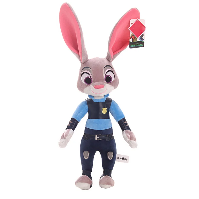 2pcs/lot Zootopia Judy Hopps Plush Toy 40cm Cute Nick Wilde Rabbit Plushie Doll Cartoon Soft Stuffed Animals Toys For Kid Gift