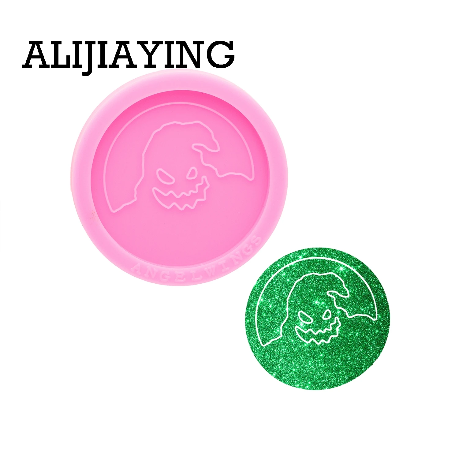 DY0807 Glossy Anime Silicon Resin Mold for Badge reel , Mould To Make Keychain Crafts with Epoxy,Baking silicone molds