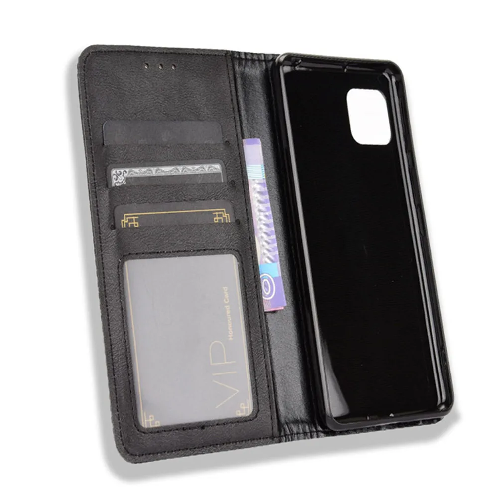 For Sharp Aquos Sense 4 Luxury Flip PU Leather Wallet Magnetic Adsorption Case For Sharp Aquos Sense 4 Plus Sense4 Phone Bags