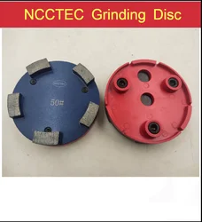 3 pcs 4'' 5.6'' 5 Segments Circular Klindex Diamond Grinding Blocks |100 140mm Concrete Granite Marble Abrasive Discs Disks