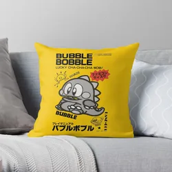 Bubble Bobble Famicom Throw Pillow Cushion Cover Polyester throw pillows case on sofa home living room car seat decor 45x45cm