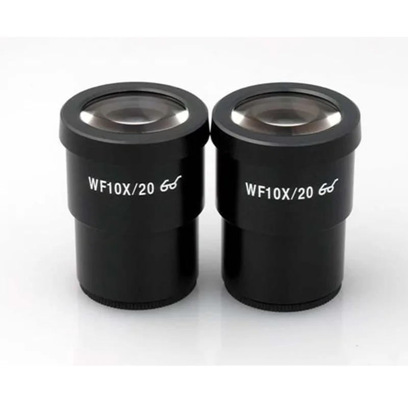 

Pair Microscope Eyepieces Plan WF10X /22mm High Eye-Point Diopter Adjustable