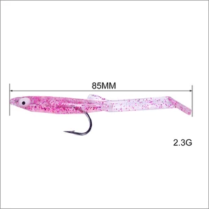 6 PC/Lô câu cá bao engure bitch trắng xanh Binks với móc 8cm 2.3g cá nhỏ Engy nhân tạo 10 Turvira nhân tạo bán hàng chính - №8