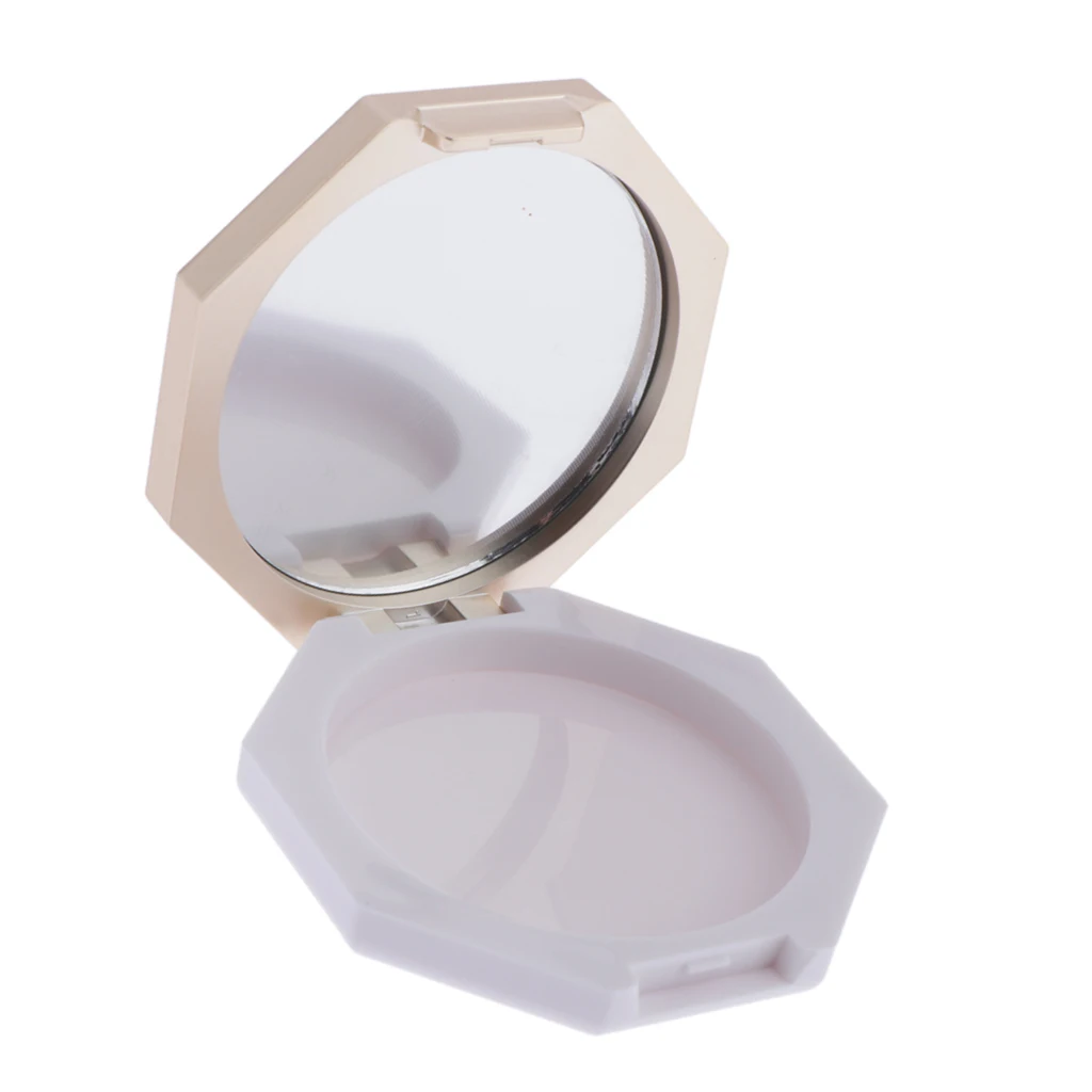 Plastic Empty Powder Case Box Face Powder Makeup Blusher Cosmetic Container