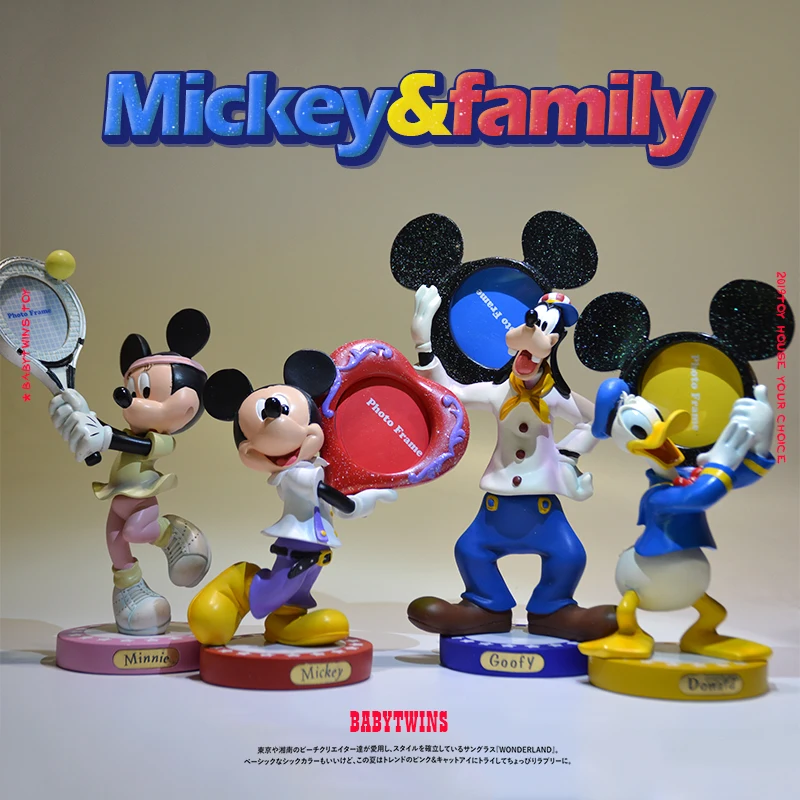 1PCS 15-19CM  New box end Disney Mickey Mouse Donald Minnie goofy photo frame display collection