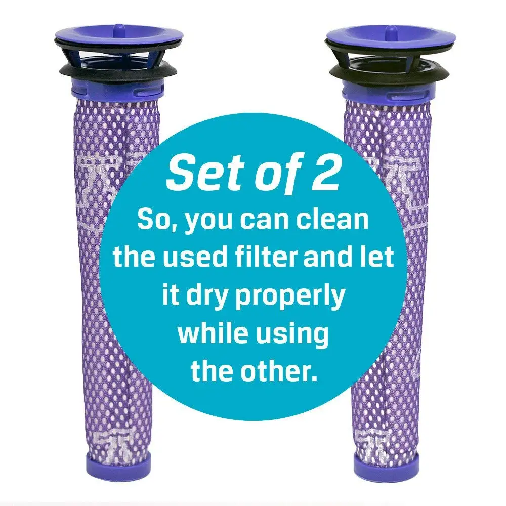 Filters Replaces for dyson v6 v7 v8 dc62 DC61 DC58 DC59 DC74 Vacuum Cleaner Filter Part # 965661-01 Fette Filter
